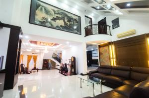 Posezení v ubytování Bukit Mertajam Big Bungalow 15pax with BBQ KTV Snooker