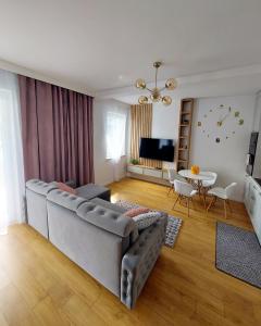 Μια τηλεόραση ή/και κέντρο ψυχαγωγίας στο Apartament Aktywny Zdrój