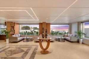 A seating area at Lemon Tree Resort, Somnath