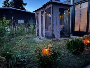 Vonkajšia záhrada v ubytovaní Tiny House am Neusiedlersee