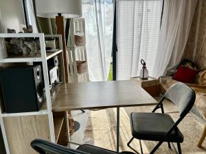 Kuchyňa alebo kuchynka v ubytovaní Tiny House am Neusiedlersee