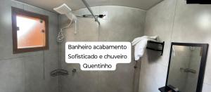 Koupelna v ubytování Flat com AR e vista Espetacular na área central de GV-Garagem-wifi-Varandão