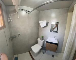 Koupelna v ubytování Flat com AR e vista Espetacular na área central de GV-Garagem-wifi-Varandão