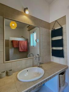 Kúpeľňa v ubytovaní Bungalow -escapadas en Arcos de la Frontera