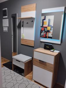 Μια τηλεόραση ή/και κέντρο ψυχαγωγίας στο DiV Apartman Jagodina