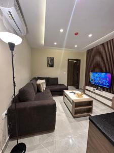 Μια τηλεόραση ή/και κέντρο ψυχαγωγίας στο Chic Apartments For Rent ave1-1 +6 φωτογραφίες