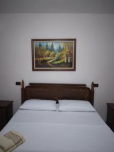 Ένα ή περισσότερα κρεβάτια σε δωμάτιο στο Vila Tahiri 3