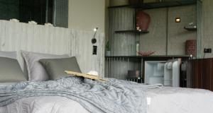 Voodi või voodid majutusasutuse EleMYNT LifeStyle Hotel toas