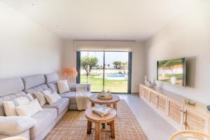 Et opholdsområde på Villa Taray