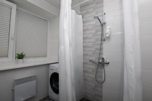 Koupelna v ubytování Loksahome apartments