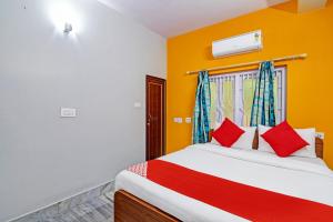Postel nebo postele na pokoji v ubytování Hotel O The Image A Quality Stay + 26 fotografií