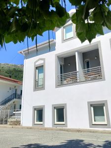 O edifício onde o hotel está situado
