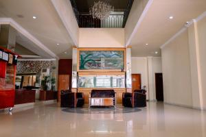 Posezení v ubytování Kartika Sriwijaya Hotel