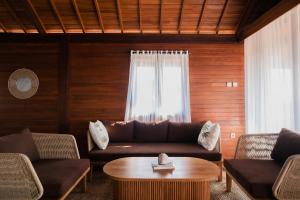 Coin salon dans l'établissement Anna Villas by Sumba-Beach