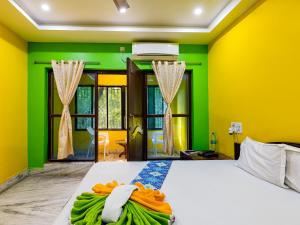 Postel nebo postele na pokoji v ubytování Hotel Utopia