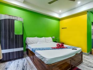 Postel nebo postele na pokoji v ubytování Hotel Utopia