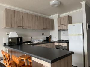 Nhà bếp/bếp nhỏ tại Apartamento Primera Linea de Playa - Vistas Increibles
