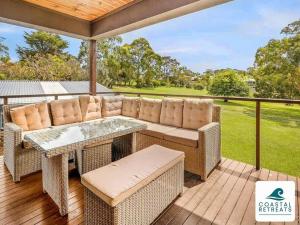 Bayview Retreat Phillip Island的休息区
