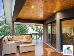 Bayview Retreat Phillip Island的休息区