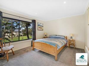 Bayview Retreat Phillip Island客房内的一张或多张床位