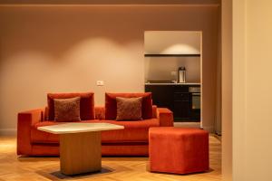 Posezení v ubytování Design Apartment San Marco
