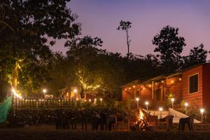 Zahrada ubytování Dandeli Kali Resort