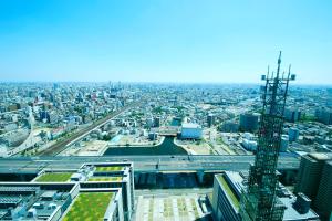 a view of a city from the top of a skyscraper at Nagoya Prince Hotel Sky Tower in Nagoya