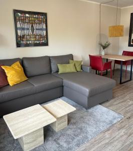Posezení v ubytování Ferienwohnung Flynn