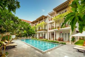 Bazén v ubytování Hoi An Palmy Villa nebo v jeho okolí