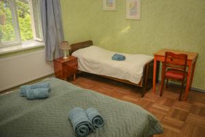 Postel nebo postele na pokoji v ubytování Abastumani Apartment