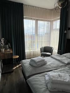 Katil atau katil-katil dalam bilik di LTS RENT Luxury & Comfortable Villas Łąkowa