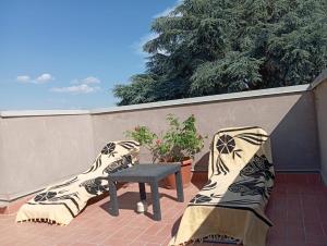 Balkón nebo terasa v ubytování B&B Guesthouse La Casetta Di Sutri sulla Francigena