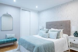 Postel nebo postele na pokoji v ubytování Home Luxury - Villagarcía