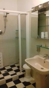 Koupelna v ubytování Hotel Sabatino