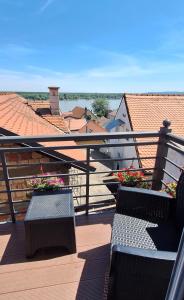 Balkón nebo terasa v ubytování Villa Tower Gardos