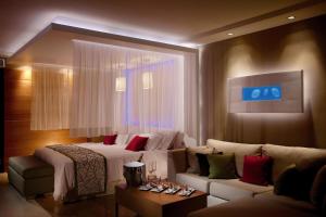Area soggiorno di Amus Hotel & Spa