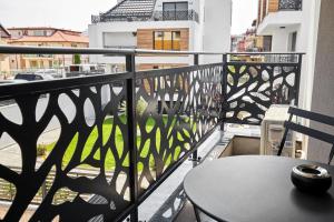 En balkon eller terrasse på Sea Sunrise Apartment Sozopol