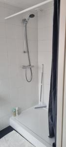 Koupelna v ubytování B&B nabij Tjeukermeer