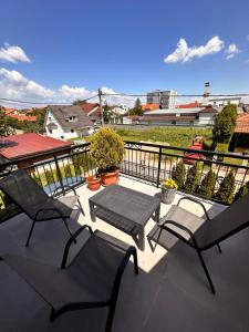Balkón nebo terasa v ubytování Helena apartment