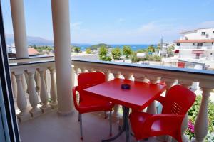 Uma varanda ou terraço em Marku Palace