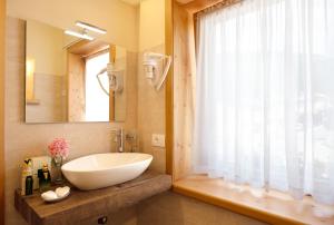 Koupelna v ubytování Albergo Trattoria Speranza