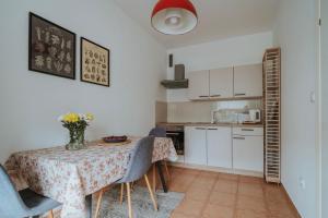 Kuchyň nebo kuchyňský kout v ubytování Apartman III u centru Kutine