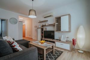 TV a/nebo společenská místnost v ubytování Apartman III u centru Kutine