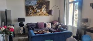 Posedenie v ubytovaní SUPERBE MAISON 6 ch, 4 sdb, terrasses et billard