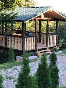 Zahrada ubytování Cabana Dintre Fagi