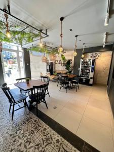 Restoran või mõni muu söögikoht majutusasutuses Soñado depto 2d/2b en Con Con
