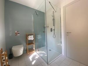Koupelna v ubytování APARTMÁNY ŠÁRKA
