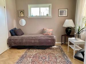 Et opholdsområde på Bubo mysigt litet hus i Noret