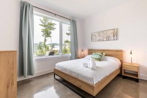 Ένα ή περισσότερα κρεβάτια σε δωμάτιο στο Chalet le Bengal - Le luxe à la montagne