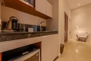 Köök või kööginurk majutusasutuses Hotel Boutique Bovedas de Santa Clara By Accor